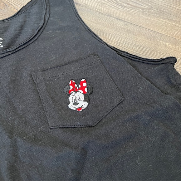 Disney Minnie Mouse Embroidered Peplum Polkadot Tank - Picture 2 of 4
